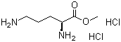 structure of CAS# 40216-82-8, Methyl L-ornithine dihydrochloride