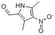 3,5-Dimethyl-4-nitro-1H-pyrrole-2-carbaldehyde molecular structure (CAS 40236-20-2)