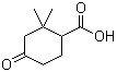 2,2-Dimethyl-4-oxocyclohexanecarboxylic acid molecular structure (CAS 4029-26-9)