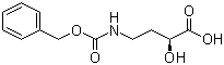 structure of CAS# 40371-50-4, 2-羟基-4-苄氧羰酰氨基丁酸