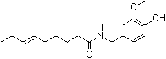 Capsaicin molecular structure (CAS 404-86-4)