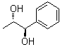 structure of CAS# 40421-52-1, (1R,2S)-1-苯基-1,2-丙二醇