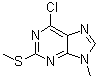 CAS 登录号：40423-35-6, 6-氯-9-甲基-2-(甲硫基)-9H-嘌呤