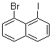 structure of CAS# 4044-58-0, 8-溴-1-碘萘