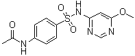 CAS 登录号：4049-01-8, N4-乙酰基磺胺间甲氧嘧啶