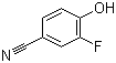 3-Fluoro-4-hydroxybenzonitrile molecular structure (CAS 405-04-9)