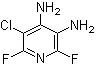 structure of CAS# 405230-92-4, 5-Chloro-2,6-difluoro-3,4-pyridinediamine