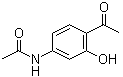 structure of CAS# 40547-58-8, N-(4-Acetyl-3-hydroxyphenyl)acetamide
