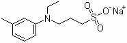 CAS # 40567-80-4, Sodium 3-(N-ethyl-3-methylanilino)propanesulfonate, 3-(N-Ethyl-3-methylanilino)propanesulfonic acid sodium salt, TOPS