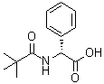 CAS # 40610-41-1, (2R)-2-(2,2-Dimethylpropanamido)-2-phenylacetic acid
