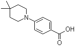 structure of CAS# 406233-26-9, 4-(4,4-二甲基哌啶-1-基)苯甲酸