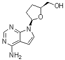 CAS # 40627-30-3, (2S,5R)-5-(4-Amino-7H-pyrrolo[2,3-d]pyrimidin-7-yl)tetrahydro-2-furanmethanol