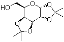 structure of CAS# 4064-06-6, 1,2:3,4-Di-O-isopropylidene-D-galactopyranose