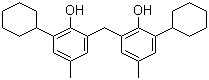 structure of CAS# 4066-02-8, 2,2'-甲亚基双(6-环己基-4-甲基酚)