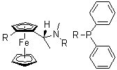 CAS # 406680-94-2, (R)-1-(Diphenylphosphino)-2-[(1R)-1-[(diphenylphosphino)(methyl)amino]ethyl]ferrocene, (R,R)-Me-BoPhoz