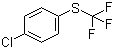 CAS # 407-16-9, 4-(Trifluoromethylthio)chlorobenzene, 4-Chlorophenyl(trifluoromethyl)sulfide