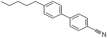 CAS # 40817-08-1, 4-Cyano-4'-pentylbiphenyl, 4-(4'-Pentylphenyl)benzonitrile, 4'-Pentyl[1,1'-biphenyl]-4-carbonitrile
