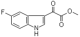 structure of CAS# 408356-39-8, 5-氟-alpha-氧代-1H-吲哚-3-乙酸甲酯