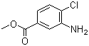 structure of CAS# 40872-87-5, 3-氨基-4-氯苯甲酸甲酯
