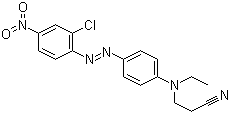 CAS # 40880-51-1 (12223-35-7), Disperse Red 50, 3-[[4-[(2-Chloro-4-nitrophenyl)azo]phenyl]ethylamino]propiononitrile