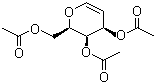 CAS # 4098-06-0, 3,4,6-Tri-O-acetyl-D-galactal, 1,2-Dideoxy-3,4,6-tri-O-acetyl-D-lyxo-1-hexenopyranose, 2,6-Anhydro-5-deoxy-D-arabino-hex-5-enitol triacetate