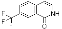 structure of CAS# 410086-28-1, 7-Trifluoromethyl-2H-isoquinolin-1-one