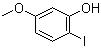 structure of CAS# 41046-70-2, 2-碘-5-甲氧基苯酚