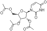 structure of CAS# 4105-38-8, 2',3',5'-Tri-O-acetyluridine