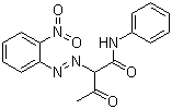 CAS 登录号：4106-67-6, 颜料黄 5, 耐晒黄 5G, 2-[(2-硝基苯基)偶氮]-3-氧代-N-苯基-丁酰胺