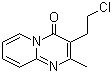 structure of CAS# 41078-70-0, 3-(2-氯乙基)-2-甲基吡啶并[1,2-a]嘧啶-4-酮