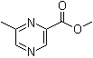 structure of CAS# 41110-38-7, 6-Methyl-2-pyrazinecarboxylic acid methyl ester