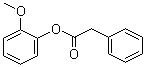 structure of CAS# 4112-89-4, 苯乙酸 2-甲氧基苯酯