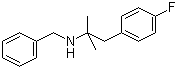 structure of CAS# 4116-02-3, N-Benzyl-1-(4-fluorophenyl)-2-methyl-2-aminopropane