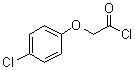 CAS # 4122-68-3, (4-Chlorophenoxy)acetyl chloride, (p-Chlorophenoxy)acetyl chloride, 2-(4-Chlorophenoxy)acetyl chloride, NSC 20549