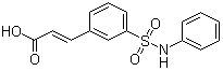 CAS 登录号：412269-00-2, 3-(3-苯基氨基磺酰基苯基)丙烯酸
