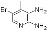 structure of CAS# 41230-93-7, 5-Bromo-2,3-diamino-4-methylpyridine