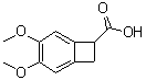 structure of CAS# 41234-23-5, 4,5-Dimethoxybenzocyclobutene-1-carboxylic acid