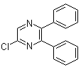 structure of CAS# 41270-66-0, 5-氯-2,3-二苯基吡嗪