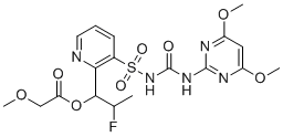 structure of CAS# 412928-75-7, 氟吡磺隆