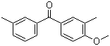 structure of CAS# 41295-28-7, 4-Methoxy-3,3'-dimethylbenzophenone