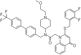 structure of CAS# 412950-08-4, Rilapladib