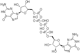 Diguanosine 5',5'''-tetraphosphate molecular structure (CAS 4130-19-2)
