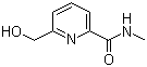 6-羟甲基-N-甲基-2-吡啶甲酰胺分子结构 (CAS 41337-84-2)
