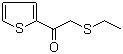 structure of CAS# 41444-32-0, 2-(Ethylthio)-1-(2-thienyl)-ethanone