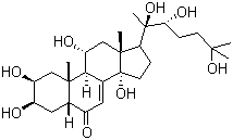 CAS # 41451-87-0, Turkesterone, (2beta,3beta,5beta,11alpha,22R)-2,3,11,14,20,22,25-Heptahydroxycholest-7-en-6-one