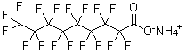 Ammonium perfluoropelargonate molecular structure (CAS 4149-60-4)