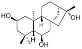 2,6,16-Kauranetriol molecular structure (CAS 41530-90-9)