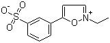 structure of CAS# 4156-16-5, 2-Ethyl-5-phenylisoxazolium-3'-sulfonate