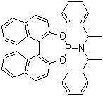structure of CAS# 415918-91-1, (R)-2,2-Binaphthoyl-(S,S)-di(1-phenylethyl)aminoylphosphine