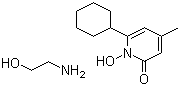 CAS # 41621-49-2, Ciclopirox ethanolamine, 6-Cyclohexyl-1-hydroxy-4-methylpyridin-2(1H)-one 2-aminoethanol (1:1)